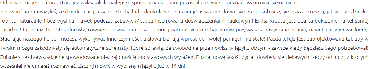 Efektywny Kurs Językowy Efektywna Metoda Nauki Nałęczów